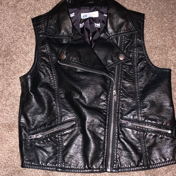 H&M Leather Vest - Picture 1 of 3